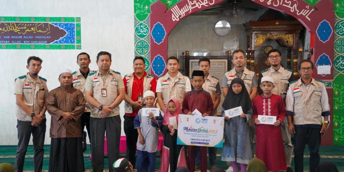 Tebar Kebahagiaan, YBM PLN UIP KLT Santuni Anak Yatim Dhuafa