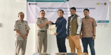 Perkuat Kepastian Hukum Aset, PLN Terima 15 Sertifikat Tanah di Berau