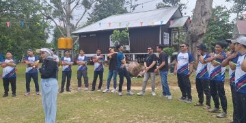 Hari Kedua Media Gathering Kaltara, Pertamina Gelar Outbond