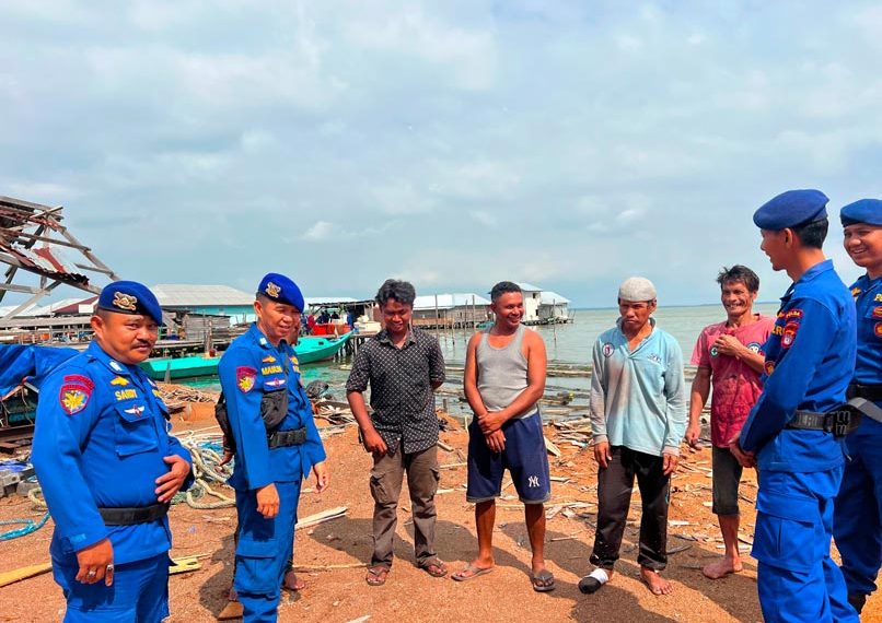 “Sambang Nusa” Ditpolairud Polda Kaltara Edukasikan Keselamatan Laut