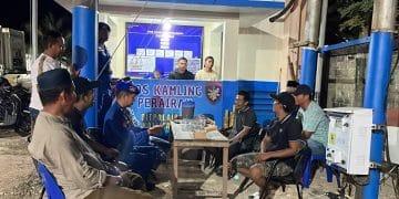 Jaga Pesisir Tetap Aman, Ditpolairud Polda Kaltara Aktifkan Pos Kamling