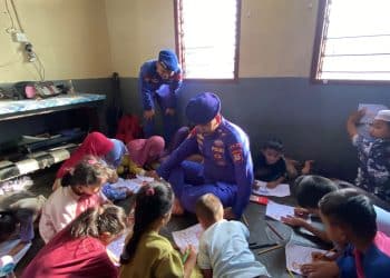 Perpustakaan Terapung Hadir di Sebatik, Polisi Ajak Anak Pesisir Gemar Membaca