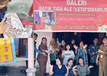 Keterbatasan Bukan Penghalang, Disabilitas Bulungan Sukses Lahirkan Karya Batik
