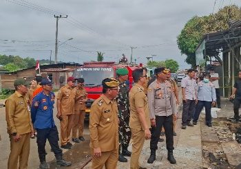 Bupati Ibrahim Ali Berduka, Beri Jaminan Para Korban akan di Bantu Pemkab KTT