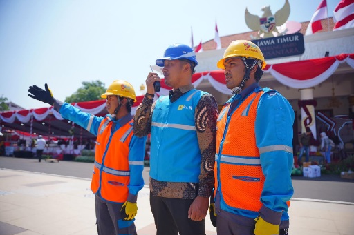 Listrik Andal, PLN Sukses Layani Upacara HUT Ke-81 RI di Istana Merdeka dan Daerah