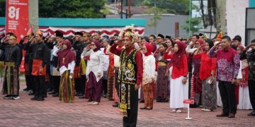 PLN UIP KLT Gelar Upacara HUT ke-81 RI Bersama PLN Grup se-Kaltim
