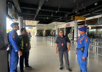 Patroli di Bandara Juwata, Binmasair-Potdirga Pastikan Keamanan  Penerbangan