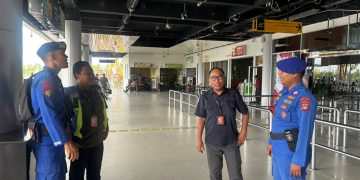 Patroli di Bandara Juwata, Binmasair-Potdirga Pastikan Keamanan  Penerbangan