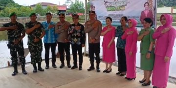 Kapolda Kaltara Hadiri Giat Tebar Benih Bibit Ikan di Polres KTT