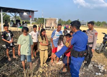 Cegah Kebakaran Akibat Pembakaran Lahan, Ditpolairud Edukasi Warga Pesisir