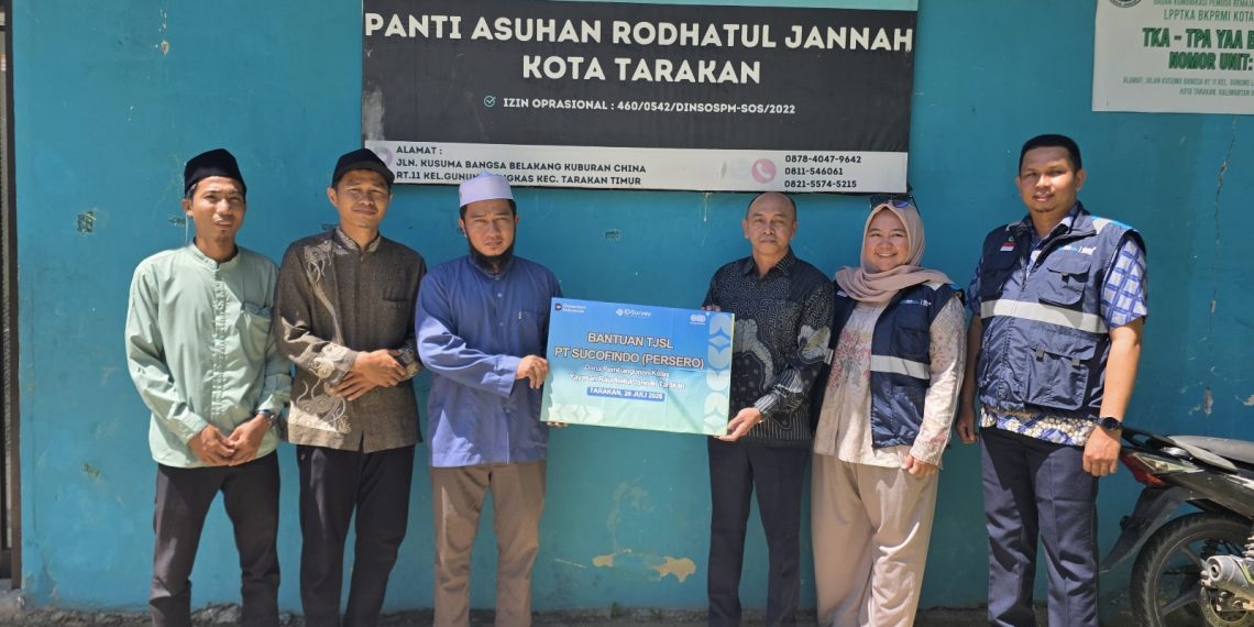 Sucofindo Tarakan, Bantu Pembangunan Ruang Kelas Yayasan Roudhatul Jannah