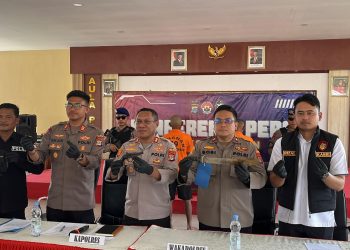 Ditpolairud Polda Kaltara-Satpolairud Polres Tarakan, Ungkap Perampasan Speedboat Bersenjata Api