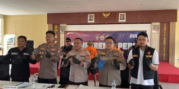 Ditpolairud Polda Kaltara-Satpolairud Polres Tarakan, Ungkap Perampasan Speedboat Bersenjata Api