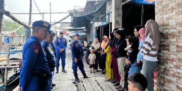 Sambang Nusa Presisi, Binmasair-Potdirga Ditpolairud Polda Kaltara  Amankan Pesisir