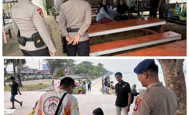 Satpolairud Polres/Ta Jajaran Polda Kaltara Gencar Amankan dan Sambang Objek Wisata Bahari