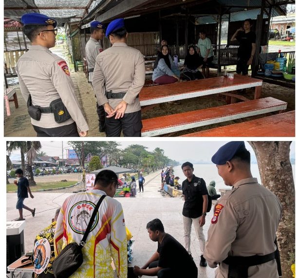 Satpolairud Polres/Ta Jajaran Polda Kaltara Gencar Amankan dan Sambang Objek Wisata Bahari