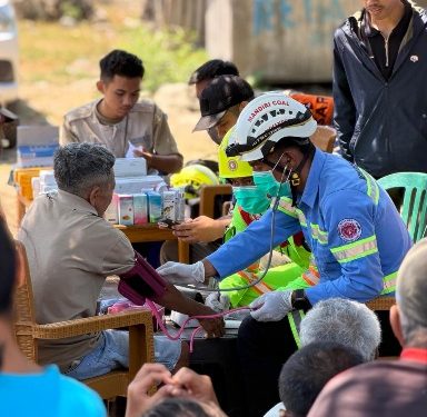 NTT Berduka, PT. MIP Kirim Tim Rescue dan Bantuan Logistik  Korban Gempa