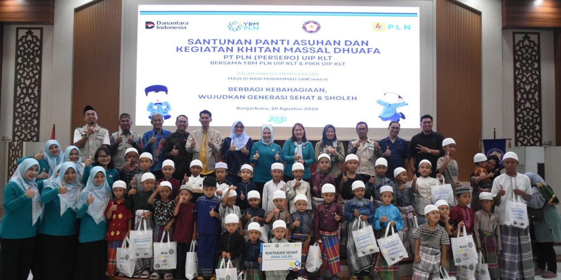 Maulid Nabi, PLN UIP KLT Bersama YBM dan PIKK Berbagi dengan Anak Dhuafa