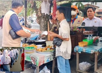 Hadapi Kabut Asap, Kesbangpol Bulungan dan Ormas Bagikan Masker