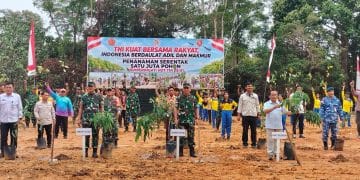 460 Pohon Endemik Kalimantan Ditanam Serentak di  Bundayati Bulungan