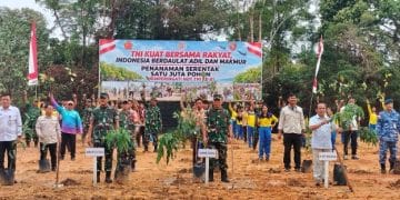 460 Pohon Endemik Kalimantan Ditanam Serentak di  Bundayati Bulungan