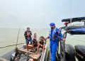 Saat Kabut Asap Tebal di Perairan Kaltara, Polairud Ingatkan Nelayan Jangan Melaut