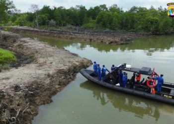 Cegah Karhutla, Ditpolairud Polda Kaltara Perketat Patroli dan Pantau Hotspot