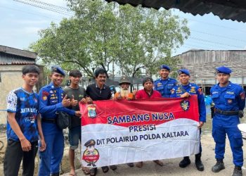 Sambang Nusa Polairud Kaltara Edukasi Warga Pesisir, Selamatkan dan Lestarikan Laut!