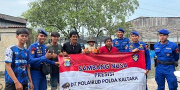 Sambang Nusa Polairud Kaltara Edukasi Warga Pesisir, Selamatkan dan Lestarikan Laut!
