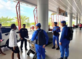 Perkuat Langkah Preventif, Polairud Kaltara Tingkatkan Pengamanan di  Bandara