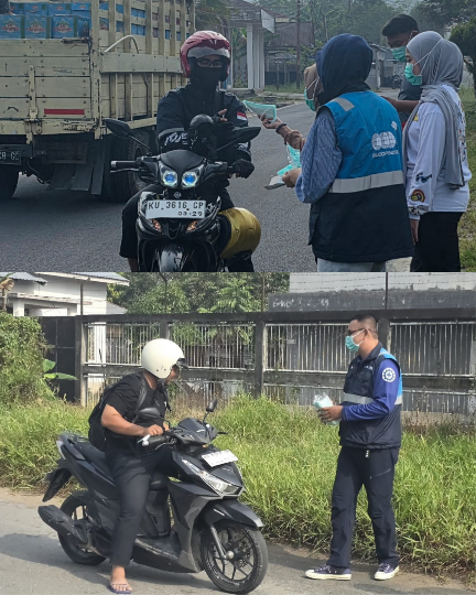 Lindungi dari Asap Karhutla, Sucofindo Bagikan Masker