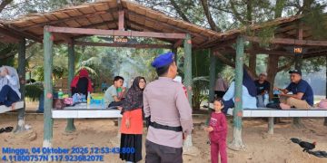 Tingkatkan Pengamanan Keselamatan Pengunjung, Polairud Kaltara Siaga di Tempat Wisata Bahari