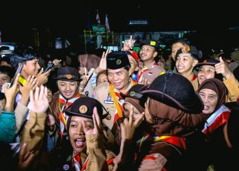 Gubernur Zainal Hadiri Kemah Madrasah Kaltara 2026, Tekankan Peran Pramuka dalam Membentuk Karakter