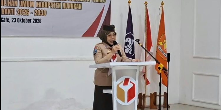 Saka Adhyasta Pemilu Nunukan Dikukuhkan, Rahmawati Tegaskan Pramuka Tak Boleh Berpihak