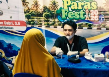 Cek Tensi hingga Gula Darah Gratis, Layanan Dinkes Ramaikan Paras Fest 2026