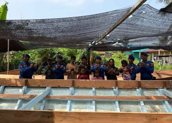 Bangun Sinergi Keamanan Pesisir, Ditpolairud Kaltara Sambangi Warga Juwata Laut
