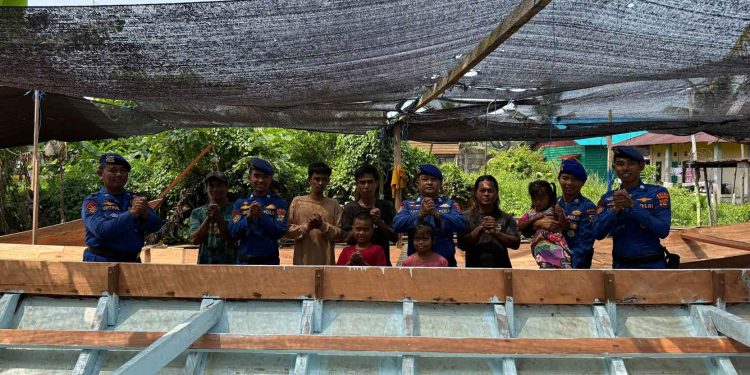 Bangun Sinergi Keamanan Pesisir, Ditpolairud Kaltara Sambangi Warga Juwata Laut